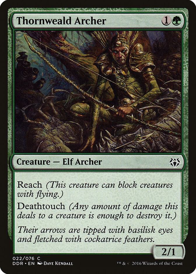 Thornweald Archer 22/76 (Duel Decks: Nissa vs. Ob Nixilis)  | Good Games Modbury