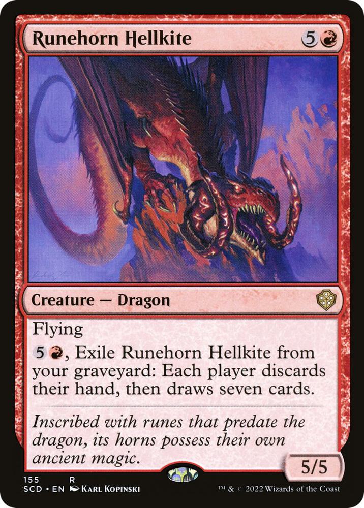 Runehorn Hellkite 155/352 (Starter Commander Decks)  | Good Games Modbury
