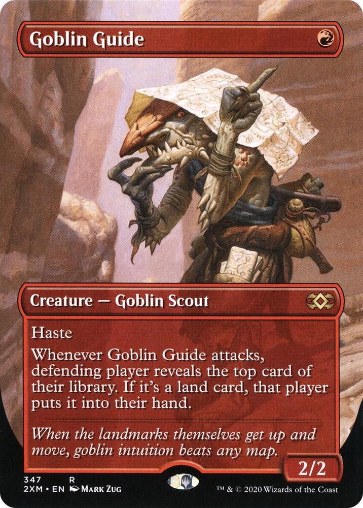 Goblin Guide 347/332 (Double Masters)  - Borderless | Good Games Modbury