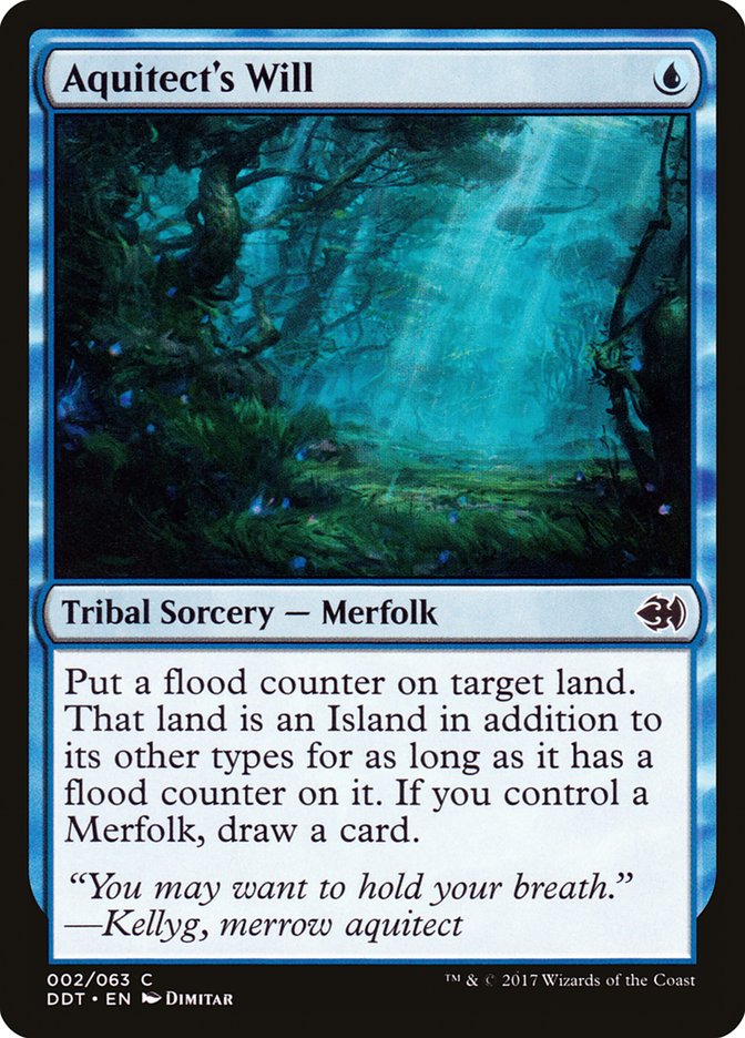 Aquitect's Will 2/63 (Duel Decks: Merfolk vs. Goblins)  | Good Games Modbury