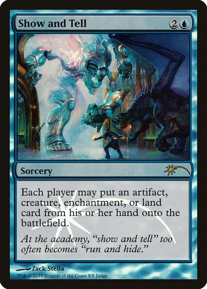 Show and Tell 8/8 (Judge Promos)  - Foil | Good Games Modbury