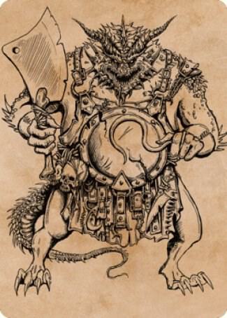 Thrakkus the Butcher Art Card 77 (Art Series: Commander Legends: Battle for Baldur's Gate)  | Good Games Modbury