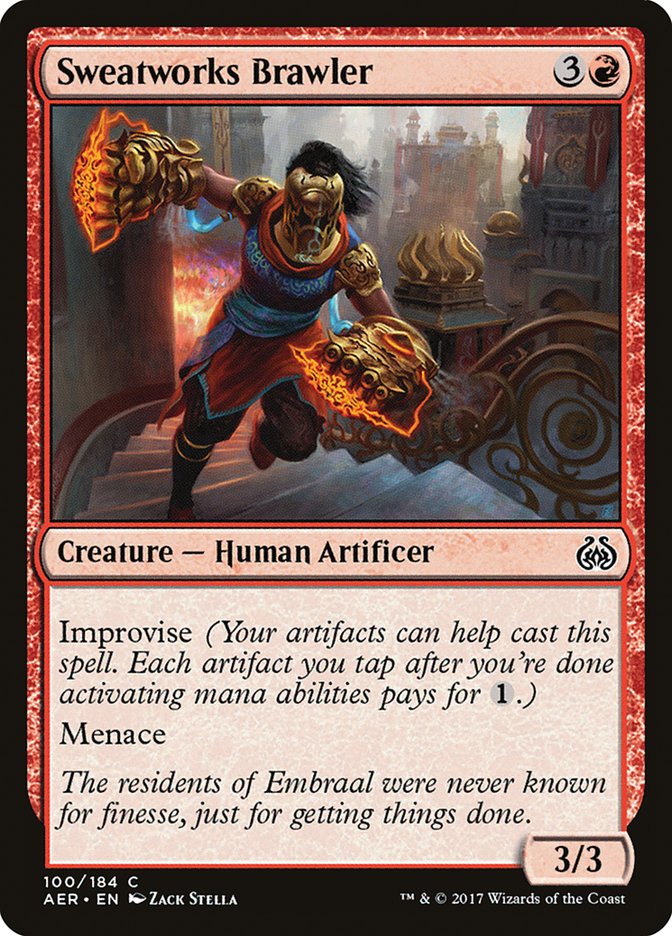Sweatworks Brawler 100/184 (Aether Revolt)  | Good Games Modbury