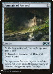 Fountain of Renewal [Mystery Booster] | Good Games Modbury