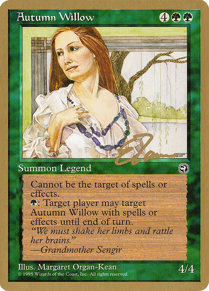 Autumn Willow (Eric Tam) [Pro Tour Collector Set] | Good Games Modbury