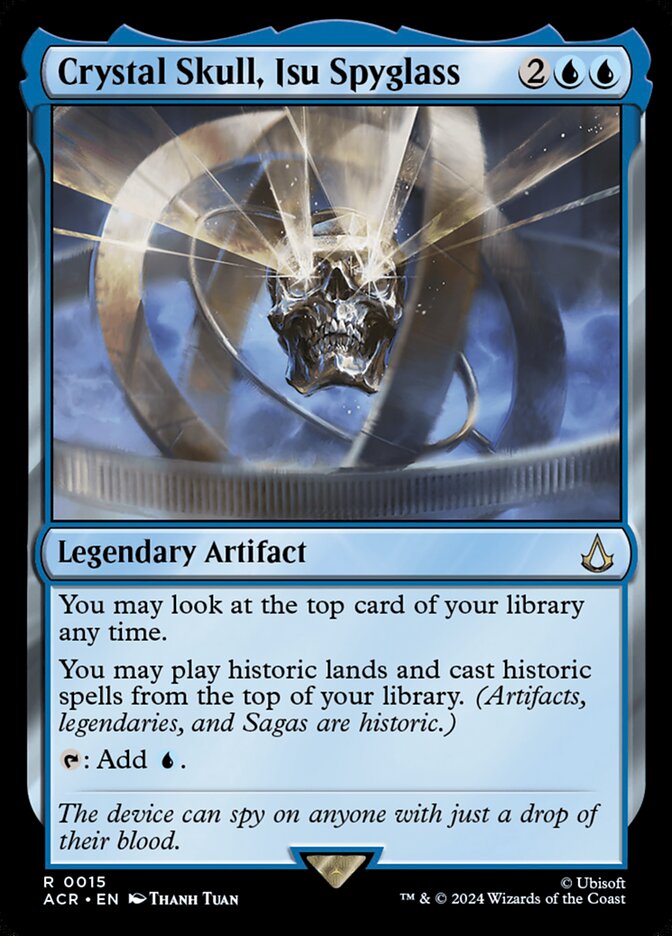 Crystal Skull, Isu Spyglass 15/110 (Universes Beyond: Assassin's Creed)  - Foil | Good Games Modbury