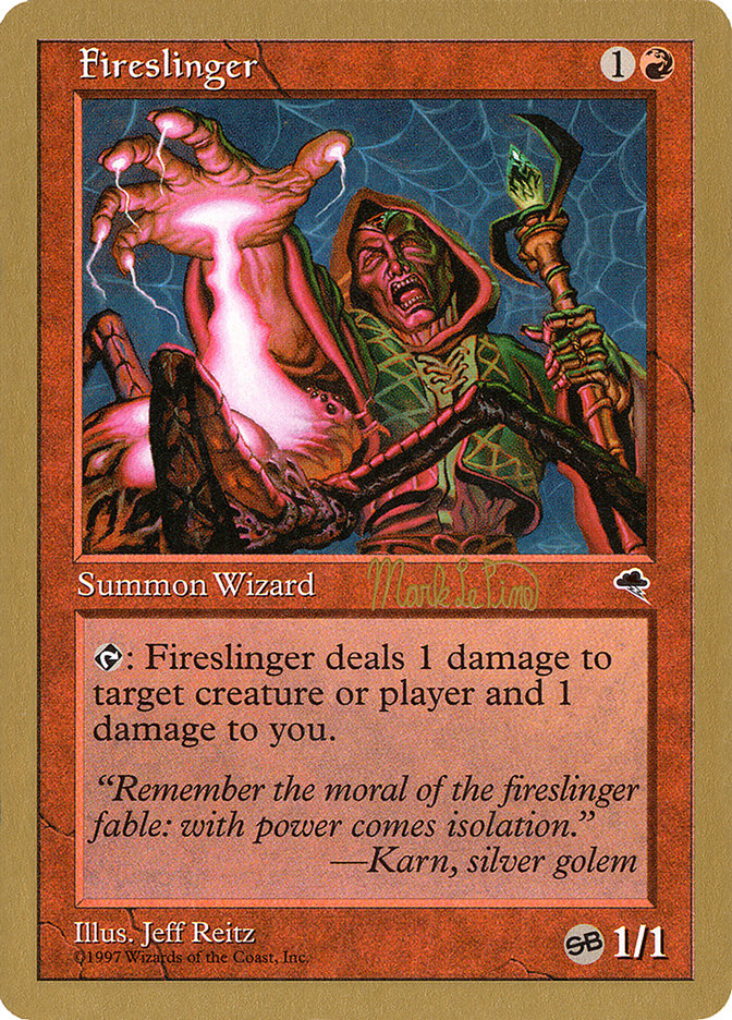 Fireslinger (Mark Le Pine) (SB) [World Championship Decks 1999] | Good Games Modbury