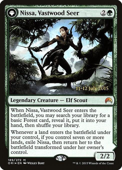 Nissa Vastwood Seer 189s/54 (Prerelease Cards)  - Foil | Good Games Modbury