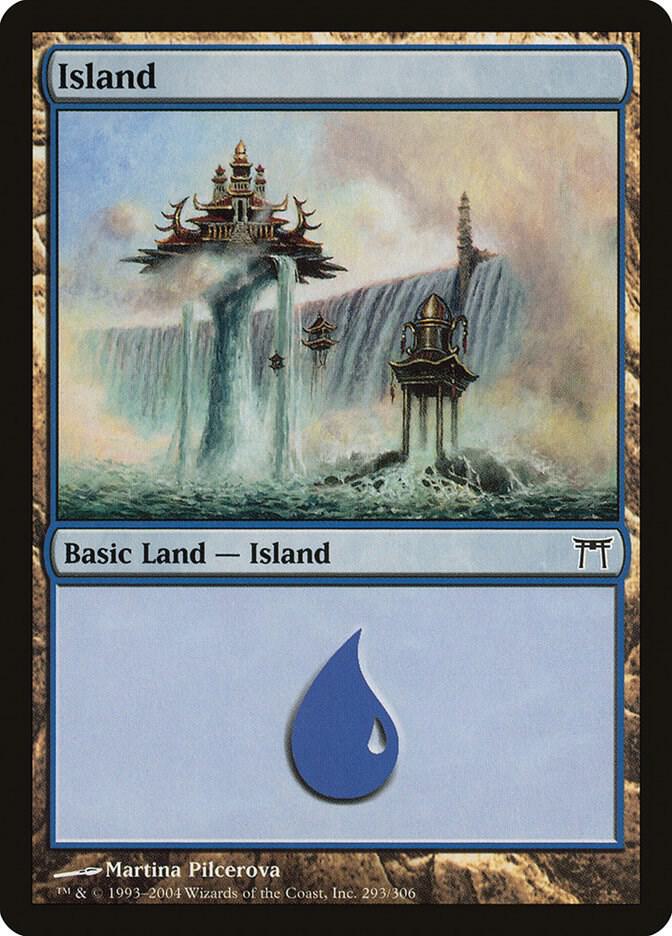 Island 293/306 (Champions of Kamigawa)  - Foil | Good Games Modbury