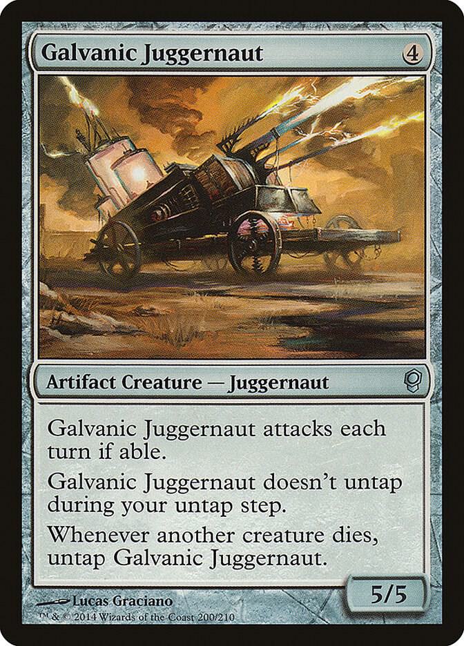 Galvanic Juggernaut 200/210 (Conspiracy)  - Foil | Good Games Modbury