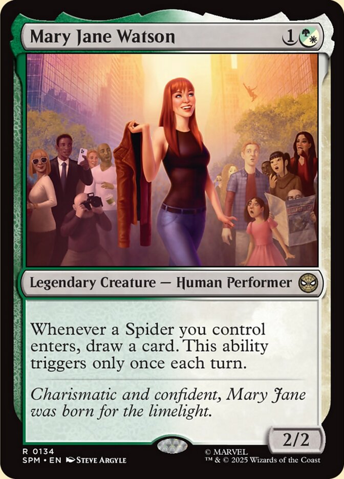 Mary Jane Watson 134/198 (Marvel's Spider-Man)  - Foil | Good Games Modbury