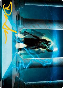 Sudden Insight Art Card Gold Stamped Signature 39 (Art Series: Adventures in the Forgotten Realms)  | Good Games Modbury