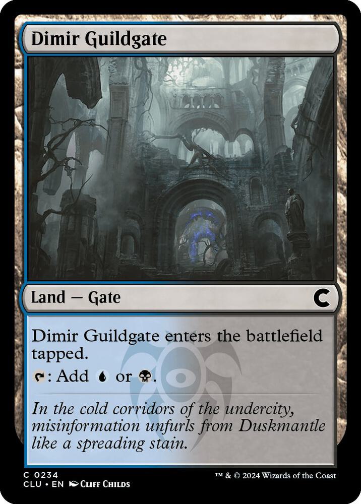 Dimir Guildgate 234/284 (Ravnica: Clue Edition)  | Good Games Modbury