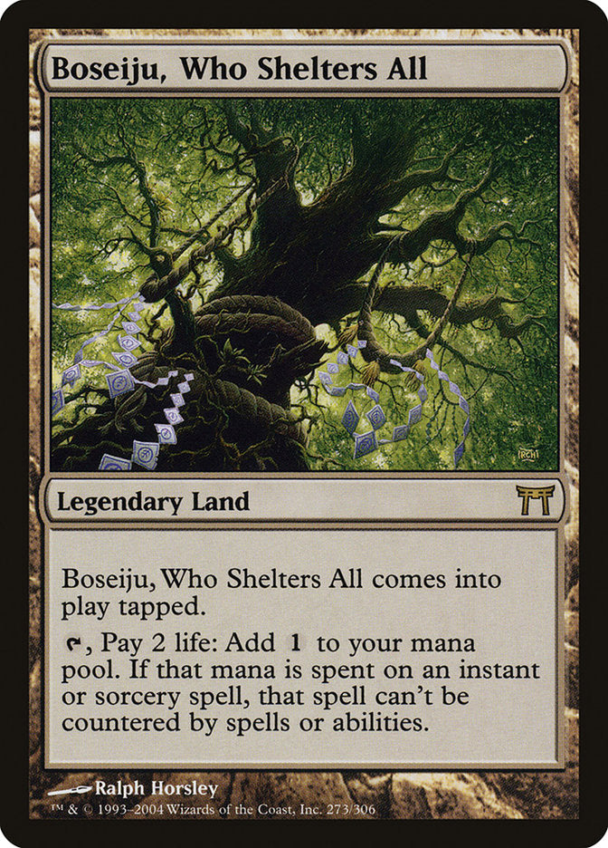 Boseiju, Who Shelters All 273/306 (Champions of Kamigawa)  | Good Games Modbury