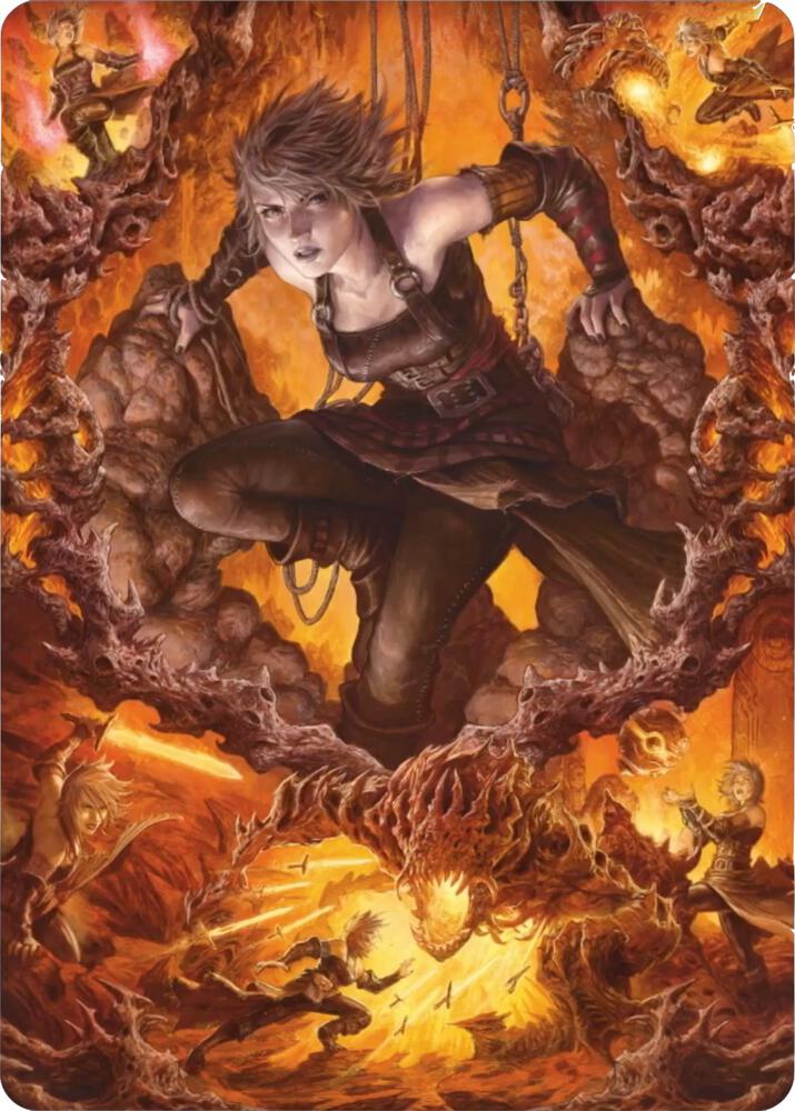 Nahiri Heir of the Ancients Art Card 4 81 4 (Art Series: Zendikar Rising)  | Good Games Modbury