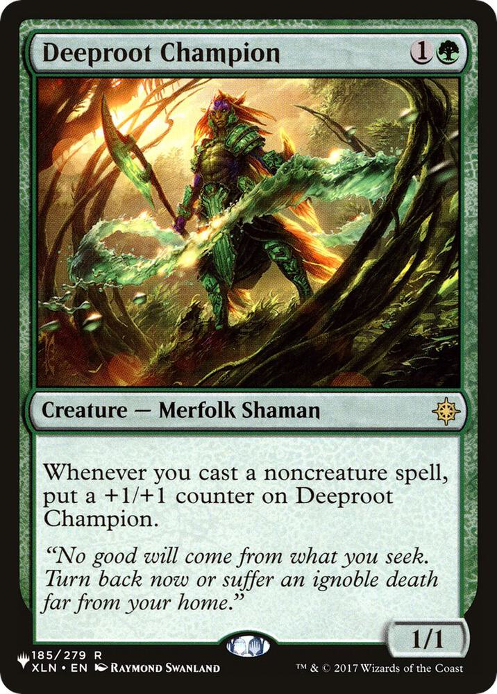 Deeproot Champion XLN-185/5075 (The List Reprints)  | Good Games Modbury