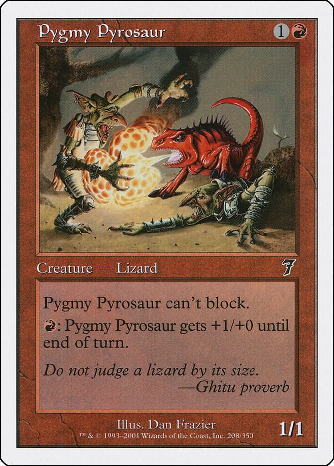 Pygmy Pyrosaur 208/350 (7th Edition)  | Good Games Modbury