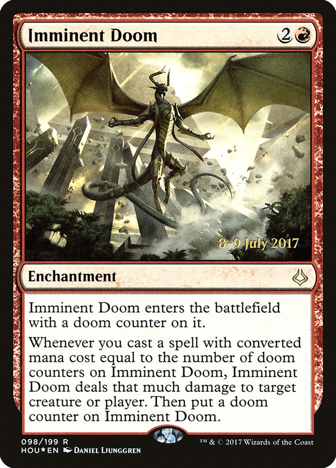 Imminent Doom [Hour of Devastation Prerelease Promos] | Good Games Modbury