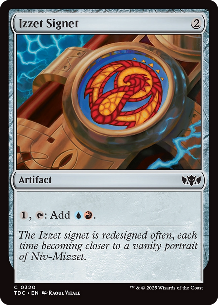 Izzet Signet [Tarkir: Dragonstorm Commander] | Good Games Modbury