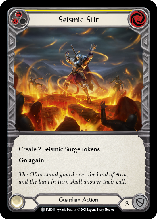 Seismic Stir (Yellow) [EVR031] (Everfest)  1st Edition Rainbow Foil | Good Games Modbury