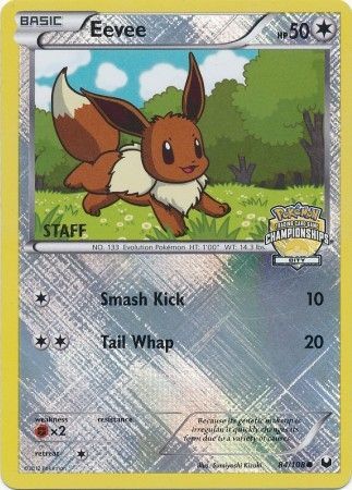 Eevee (84/108) (City Championship Staff) [League & Championship Cards] | Good Games Modbury