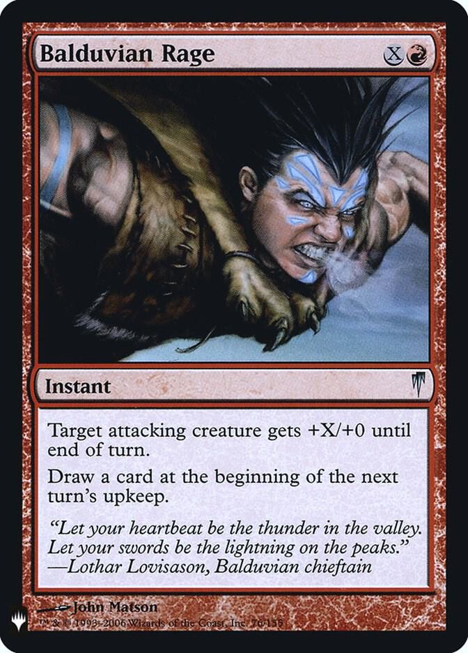 Balduvian Rage CSP-76/5075 (The List Reprints)  - Foil | Good Games Modbury