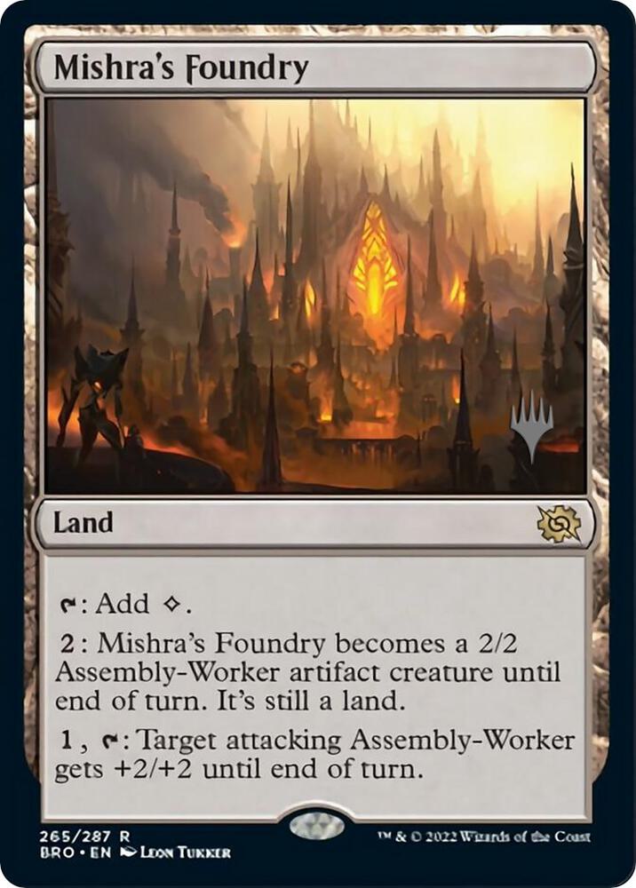 Mishras Foundry 265p/169 (Promo Pack: The Brothers' War)  - Foil | Good Games Modbury