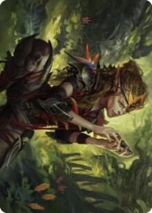 Meria Scholar of Antiquity Art Card 50 (Art Series: Dominaria United)  | Good Games Modbury