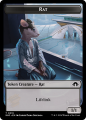 Eldrazi Spawn // Rat Double-Sided Token [Modern Horizons 3 Tokens] | Good Games Modbury