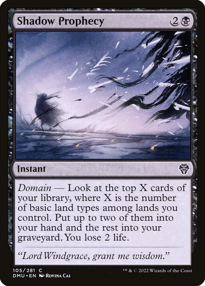 Shadow Prophecy 105/281 (Dominaria United)  | Good Games Modbury