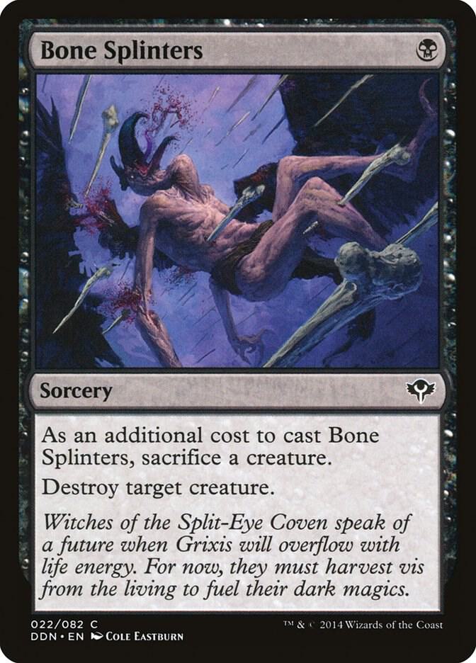 Bone Splinters 22/82 (Duel Decks: Speed vs. Cunning)  | Good Games Modbury
