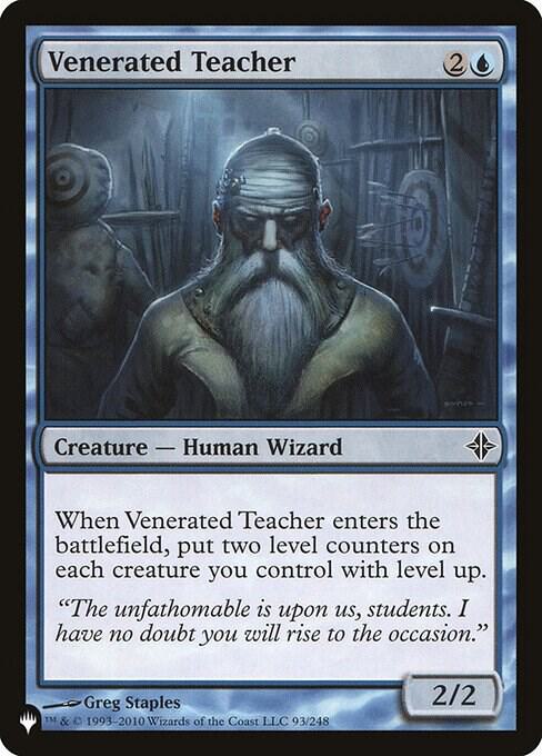 Venerated Teacher ROE-93/5075 (The List Reprints)  | Good Games Modbury