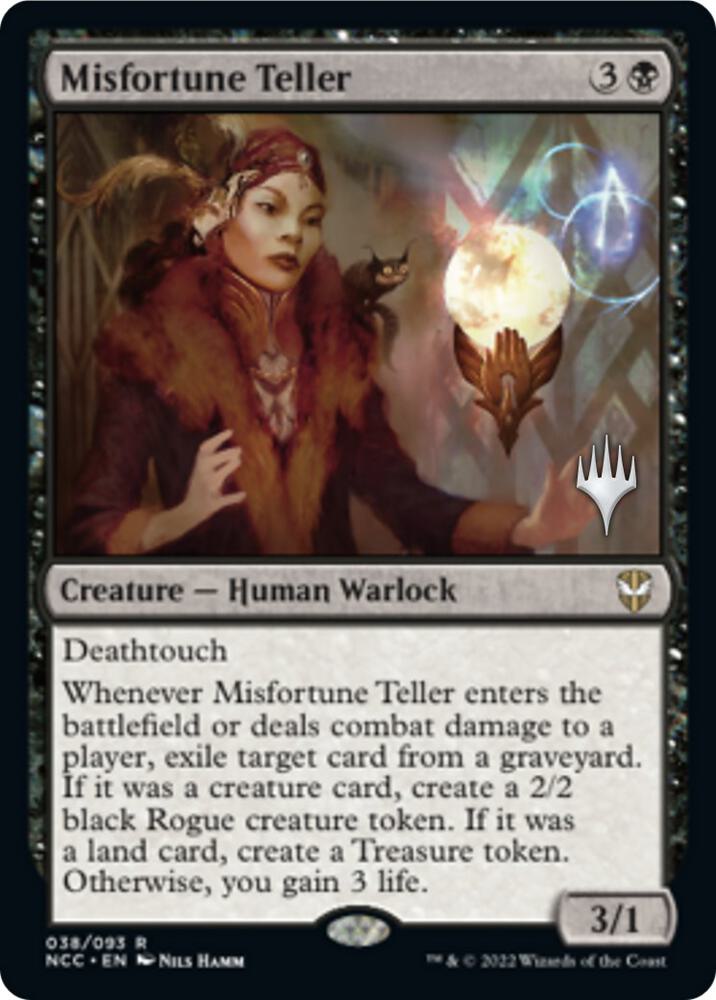 Misfortune Teller 38 (Promo Pack: Streets of New Capenna)  - Foil | Good Games Modbury
