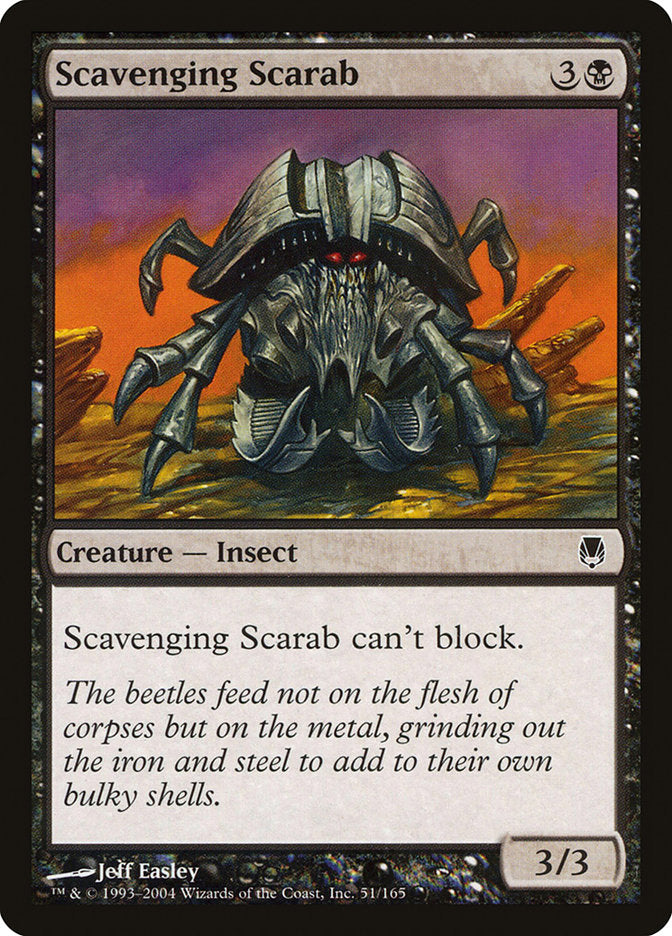 Scavenging Scarab 51/165 (Darksteel)  - Foil | Good Games Modbury