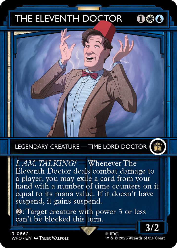 The Eleventh Doctor 562/331 (Universes Beyond: Doctor Who)  - Showcase Foil | Good Games Modbury