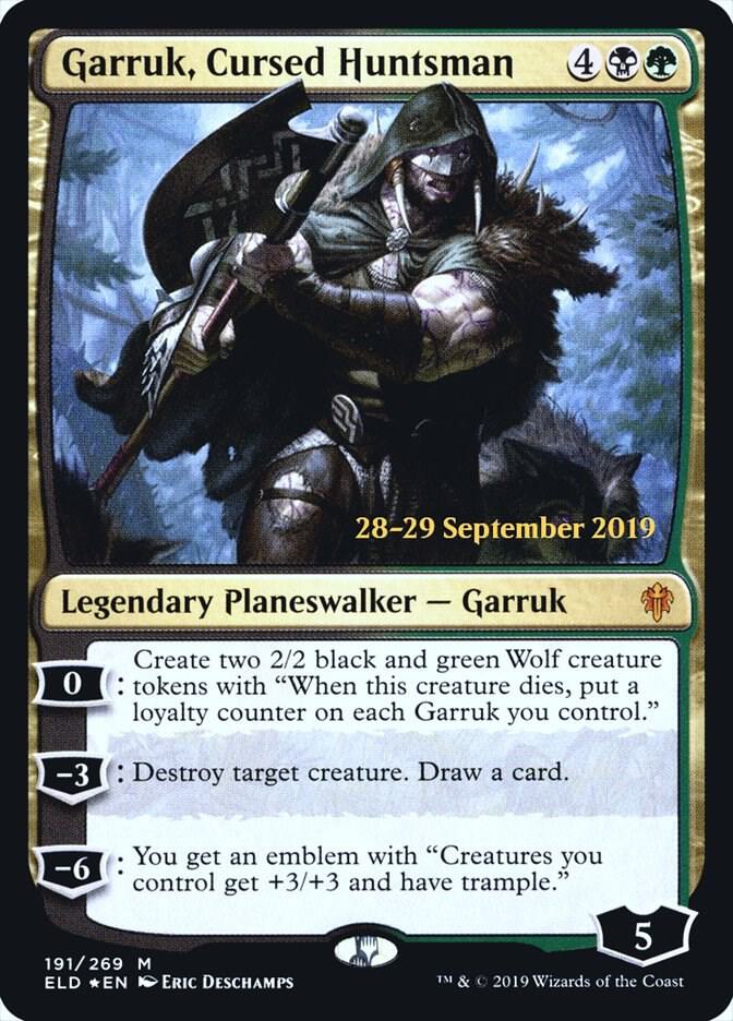 Garruk Cursed Huntsman 191s/152 (Prerelease Cards)  - Foil | Good Games Modbury
