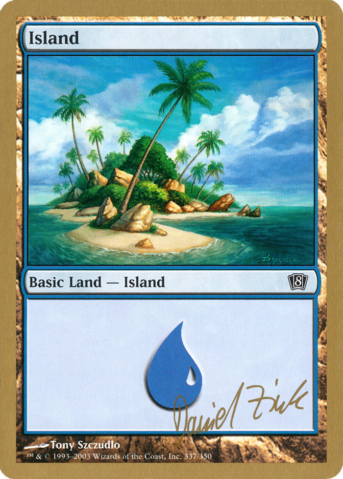 Island (dz337) (Daniel Zink) [World Championship Decks 2003] | Good Games Modbury