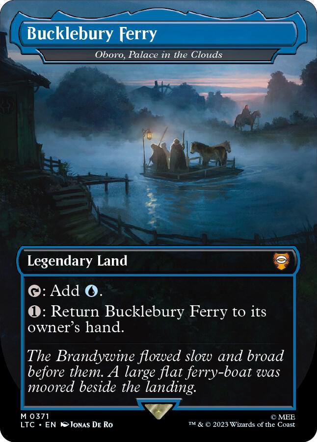 Bucklebury Ferry - Oboro, Palace in the Clouds 371 (Commander: The Lord of the Rings: Tales of Middle-earth)  - Borderless Foil | Good Games Modbury