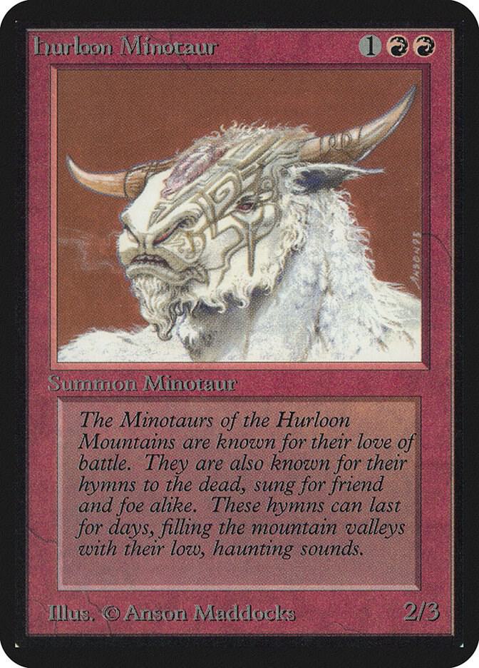 Hurloon Minotaur 158/295 (Alpha Edition)  | Good Games Modbury