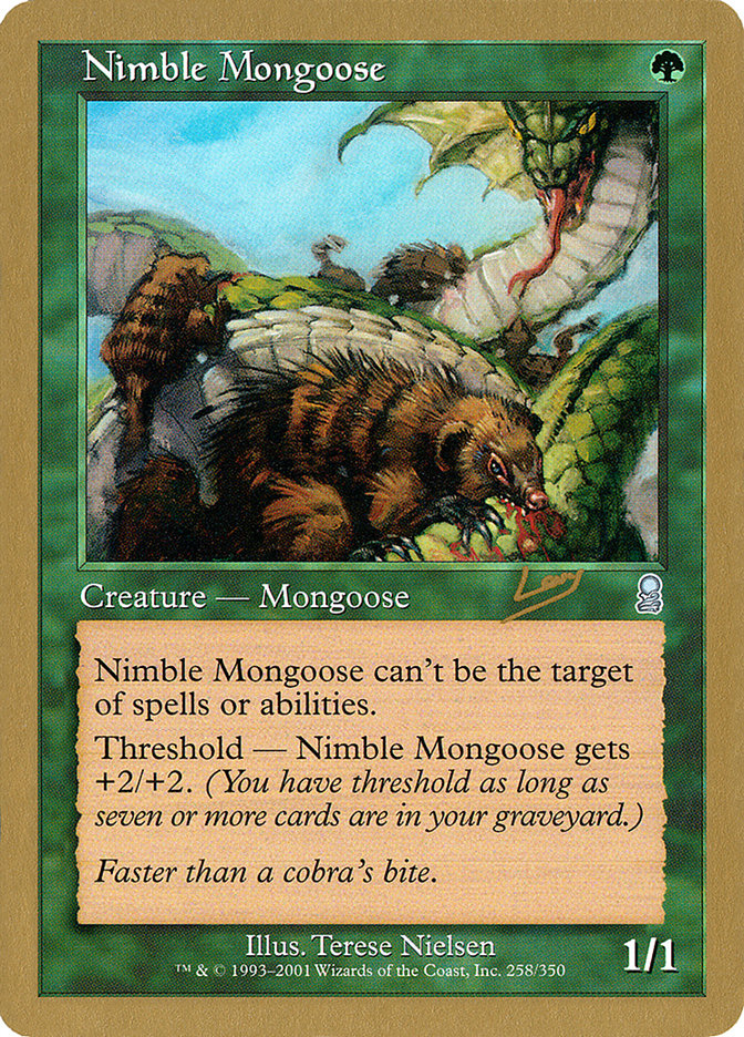 Nimble Mongoose (Raphael Levy) [World Championship Decks 2002] | Good Games Modbury
