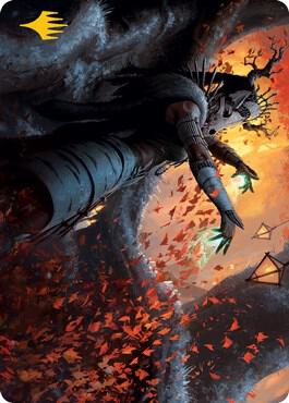 Dawnhart Rejuvenator Art Card Gold Stamped Signature 49 (Art Series: Innistrad: Midnight Hunt)  | Good Games Modbury
