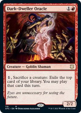Dark Dweller Oracle 119/62 (Commander: Adventures in the Forgotten Realms)  | Good Games Modbury