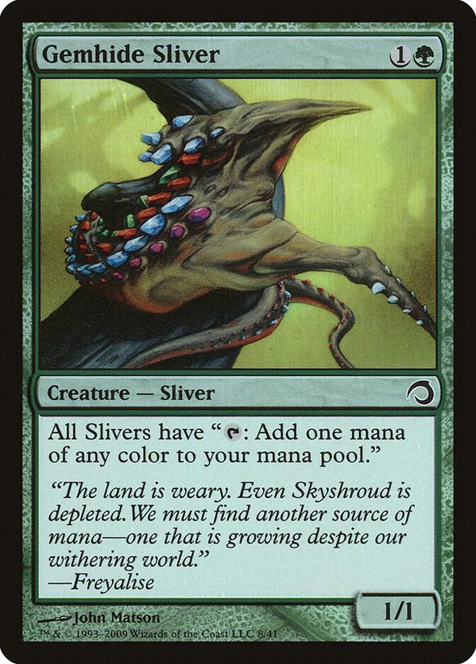 Gemhide Sliver 8/41 (Premium Deck Series: Slivers)  - Foil | Good Games Modbury
