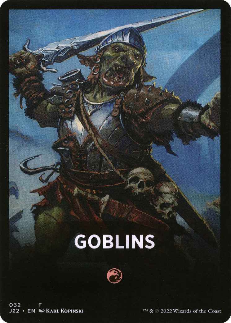 Goblins Theme Card [Jumpstart 2022 Front Cards] | Good Games Modbury