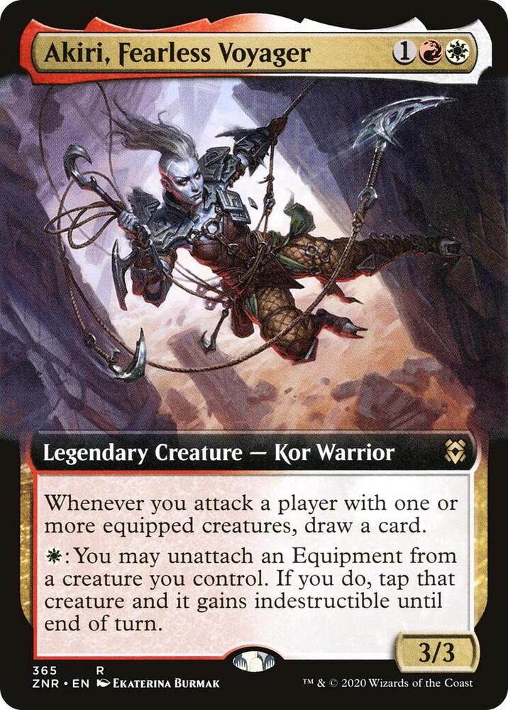 Akiri, Fearless Voyager 365/280 (Zendikar Rising)  - Extended Art Foil | Good Games Modbury