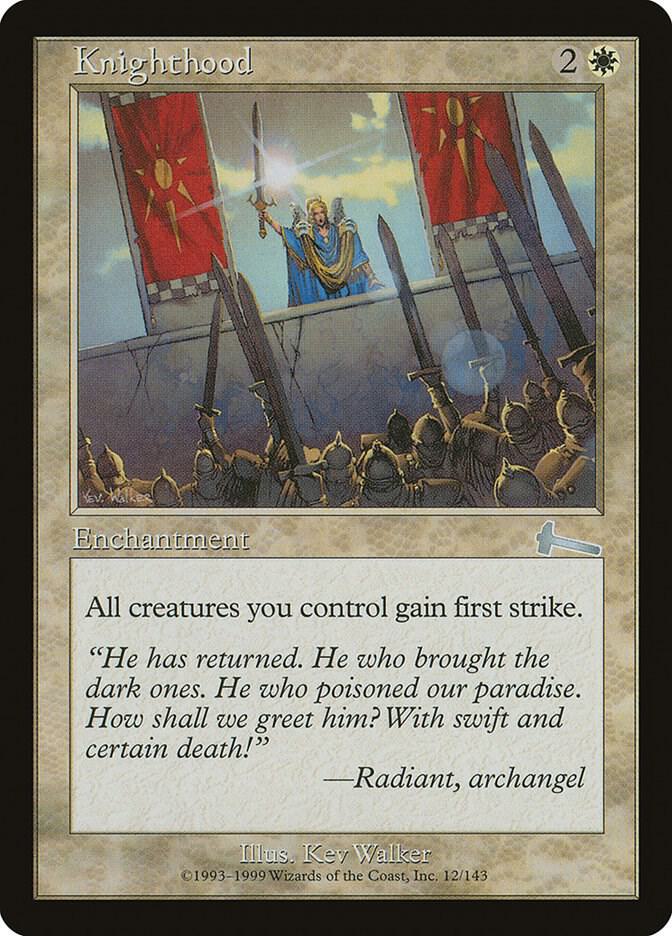 Knighthood 12/143 (Urza's Legacy)  | Good Games Modbury