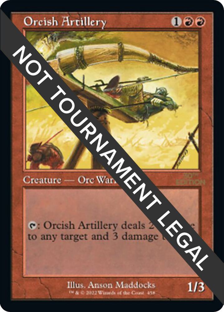 Orcish Artillery Retro Frame 458/594 (30th Anniversary Edition)  | Good Games Modbury