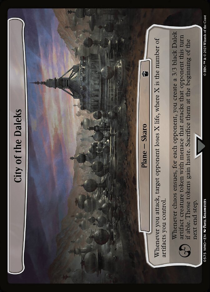 City of the Daleks 575/331 (Planechase: Universes Beyond: Doctor Who)  | Good Games Modbury