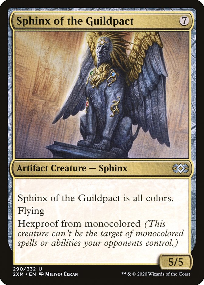 Sphinx of the Guildpact 290/332 (Double Masters)  - Foil | Good Games Modbury