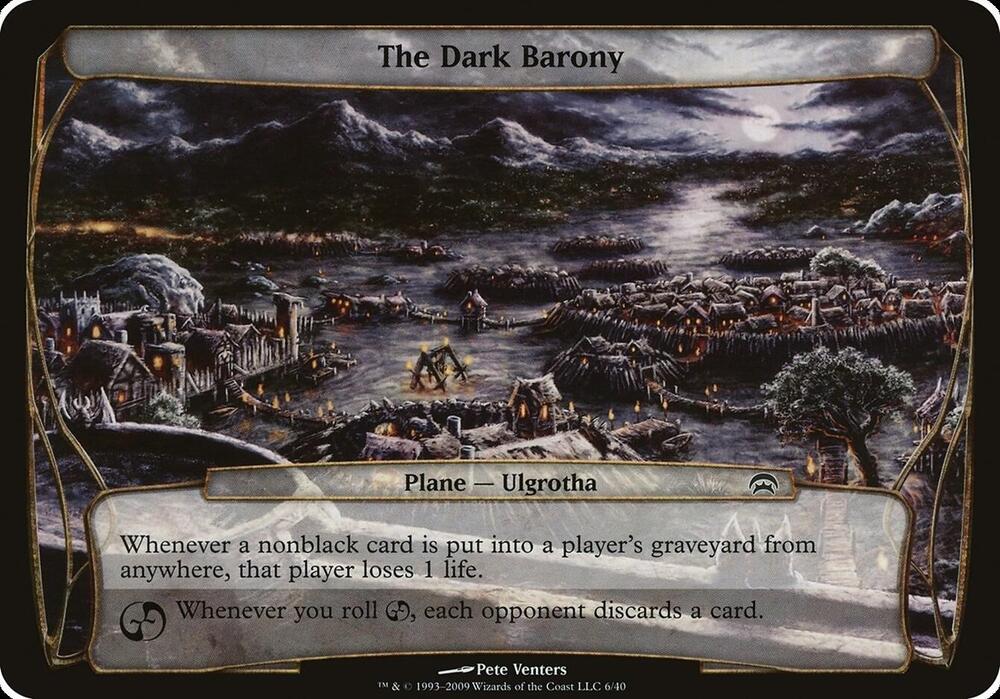 The Dark Barony Planechase 6/40 (Oversize Cards)  | Good Games Modbury
